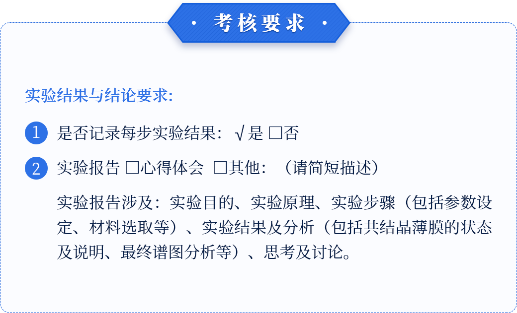 考核要求